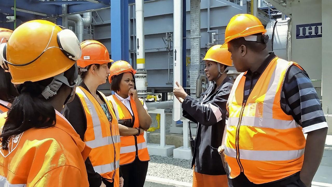 Tetra Tech supports training for new female employees at a power utility Electricidade de Moçambique in Mozambique