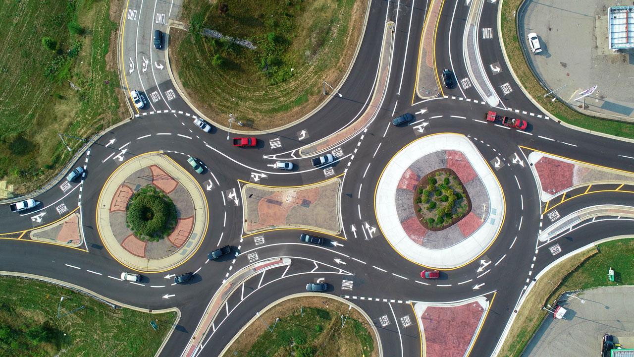 Roundabout design and construction in southeast Michigan providing more efficient traffic operations for drivers